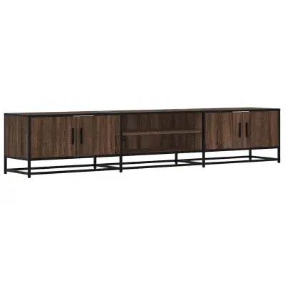 vidaXL TV omarica rjav hrast 210x35x41 cm inženirski les