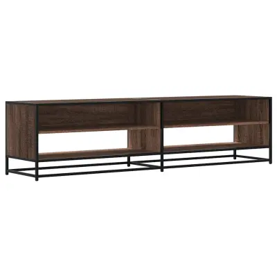 vidaXL TV omarica rjavi hrast 180,5x40x46 cm inženirski les