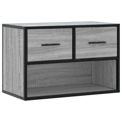 vidaXL TV omarica siva sonoma 60x31x39,5 cm inženirski les