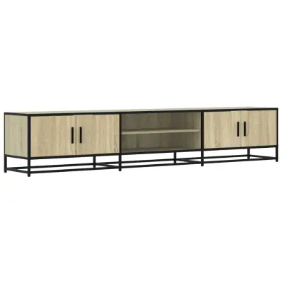 vidaXL TV omarica sonoma hrast 210x35x41 cm inženirski les