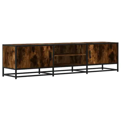 vidaXL TV omarica dimljeni hrast 160x35x41 cm inženirski les