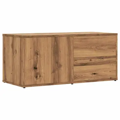 vidaXL TV omarica artisan hrast 80x34x35,5cm inženirski les