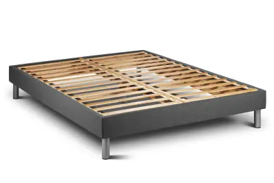 Vzmetni boksi z letvami 200x200 cm - Platnena tkanina - Komplet za samogradnjo
