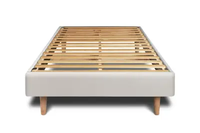 Vzmetni boksi z letvami 90x200 cm - Žametna blago - Sestavljanje