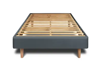 Vzmetni boksi z letvami 90x200 cm - Žametna blago - Sestavljanje
