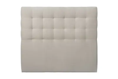 150 cm oblazinjeno vzglavje - Svetlo sivo žametno blago
