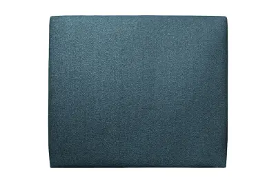 Oblazinjeno vzglavje 200 cm - Modra  Blago Oblazinjena kodrasti učinek