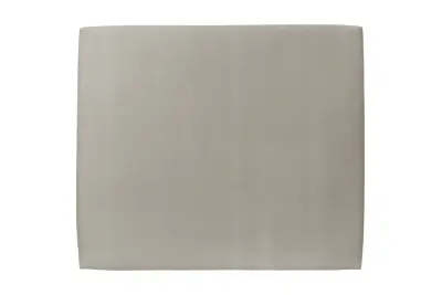 Oblazinjeno vzglavje 140 cm - Taupe žametno blago
