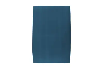 Oblazinjeno vzglavje 90 cm - Ocean modra žametno blago