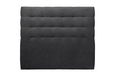 150 cm oblazinjeno vzglavje - črna Trpežno blago