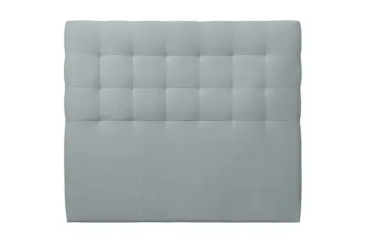 135 cm oblazinjeno vzglavje - Modro siva Žametna blago