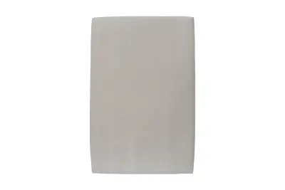 Oblazinjeno vzglavje 90 cm - Svetlo sivo žametno blago