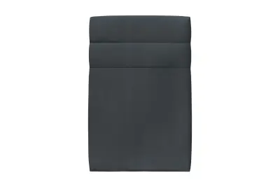 Naglavna deska 90 cm Črte - Žametna blago antracit