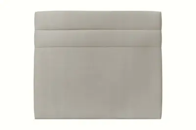 Naglavna deska 180 cm Črte - Taupe Žametna blago