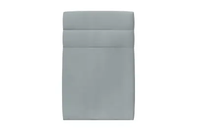 Naglavna deska 90 cm Črte - Žametna blago Modra siva