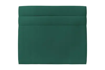 Naglavna deska 135 cm Črte - Zelena Žametna blago