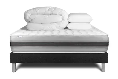 Kompletni paket za posteljo - Vzmetnica 160x200 cm + vzmetnica z letvami (v kompletu) + 2 vzglavnika + odeja - Vitalspring Recover