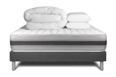 Celoten paket za posteljo - Vzmetnica 180x200 cm + vzmetnica z letvami (v kompletu) + 2 vzglavnika + odeja - Vitalspring Recover