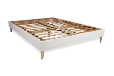 Kompletni paket za posteljo - Vzmetnica 160x200 cm + Vzmetnica z letvami (komplet) + 2 vzglavnika + Prevleka - Vingt-Quatre