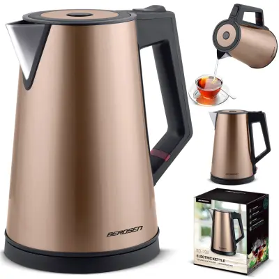 Električni kuhalnik vode 1,7l Berdsen BD-708 copper