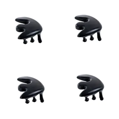 Ščitniki kotov, ščitniki kotov mize z močnim lepilom (4 kosi) Black