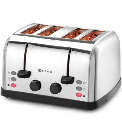 Opekač za sendviče za 4 toaste, 3 funkcije, 7 stopenj segrevanja, 1500 W
