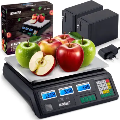 Elektronska trgovska tehtnica 40 kg Humberg MH-190