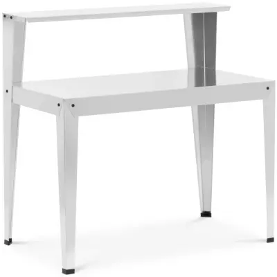 Vrtna miza za sajenje rastlin s polico, jeklo, 112 x 61 x 109 cm