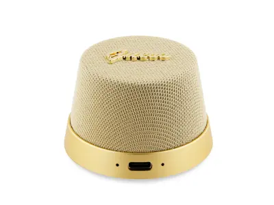 Guess, Združljiv z MagSafe 5.3 3W zvo?nik Bluetooth z mikrofonom in zmanjšanjem hrupa, Zlata