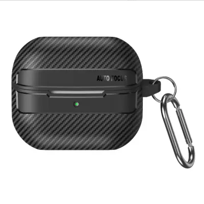 Zaščitni ovitek iz karbonskih vlaken za Samsung Galaxy Buds3/3pro Black