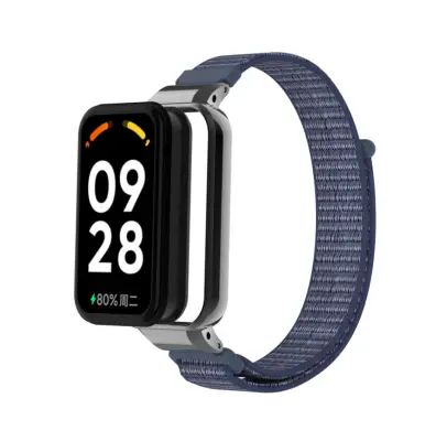 Najlonski pašček za uro za Xiaomi Redmi Band 2/8 Active DarkBlue
