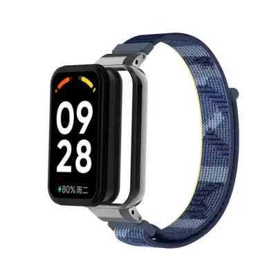Najlonski pašček za uro za Xiaomi Redmi Band 2/8 Active NavyBlue