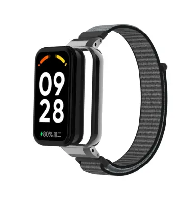 Najlonski pašček za uro za Xiaomi Redmi Band 2/8 Active Grey