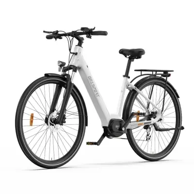 Električno Kolo ONESPORT OT07 - 250W motor 36V10.4Ah baterija Pnevmatike 27.5" Hidravlične Disk Zavore - Bela
