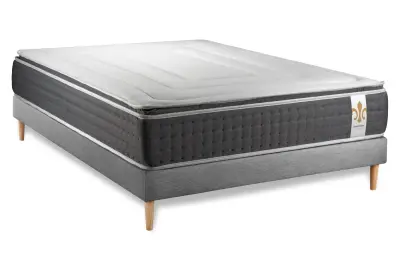 Komplet vzmetnice in ležišča 200x200 cm - Vingt-Six PLUS