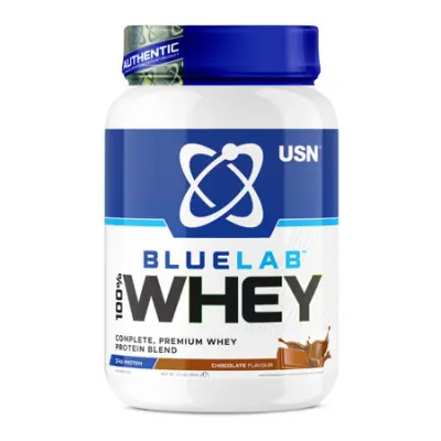 USN BlueLab 100% Whey Protein, 908 g - Vanilija