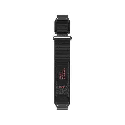 Najlonski pašček za uro za Garmin Fenix 5x/6x/7X/8 51 mm Black 26 mm