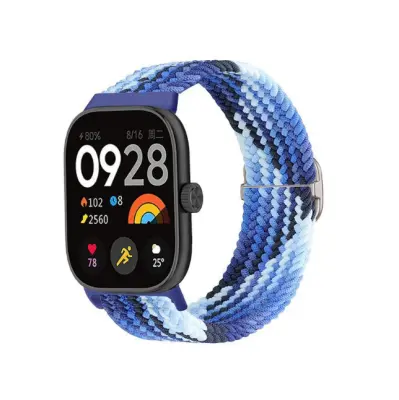 Pletena zapestnica za Xiaomi Smart Band 8 Pro/Redmi Smart Band 2 Blue