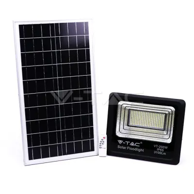 12W LED solarni reflektor z daljinskim upravljalnikom 4000K