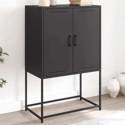 The Living Store TV omarica olivno zelena 100,5x39x60,5 cm jeklo - TV Omarica
