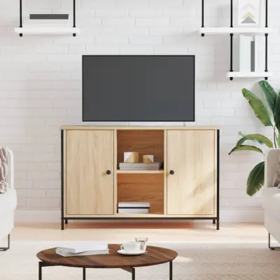 The Living Store TV omarica sonoma hrast 100x35x65 cm inženirski les - TV Omarica