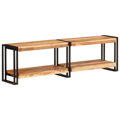 The Living Store TV omarica 140x30x40 cm trden akacijev les - TV Omarica