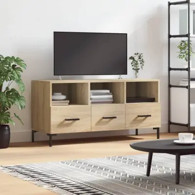 The Living Store TV omarica sonoma hrast 102x36x50 cm inženirski les - TV Omarica