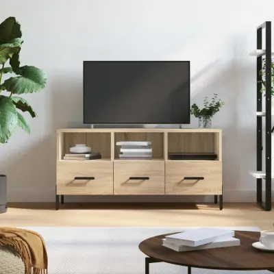 The Living Store TV omarica sonoma hrast 102x36x50 cm inženirski les - TV Omarica