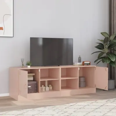 The Living Store TV omarica 2 kosa roza 67x39x44 cm jeklo - TV Omarica
