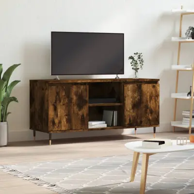 The Living Store TV omarica dimljeni hrast 104x35x50 cm inženirski les - TV Omarica