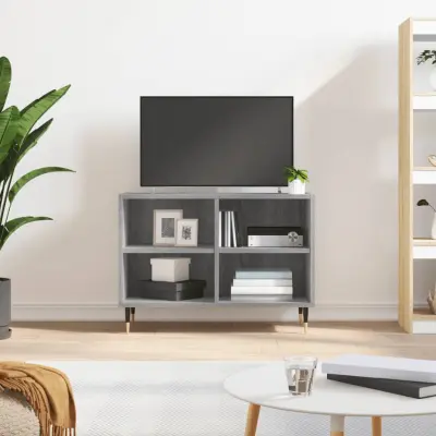 The Living Store TV omarica siva sonoma 69,5x30x50 cm inženirski les - TV Omarica