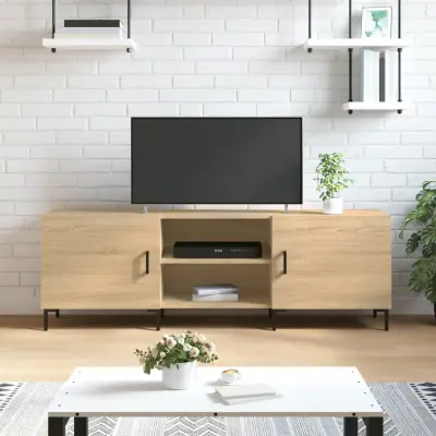 The Living Store TV omarica sonoma hrast 150x30x50 cm inženirski les - TV Omarica