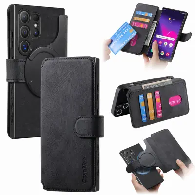 Magnetni etui za Samsung - črn   Samsung Galaxy S25 Ultra