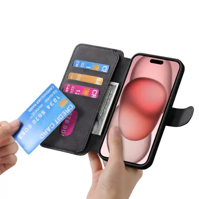 Magnetni ovitek za iPhone - črn   iPhone 16 Pro